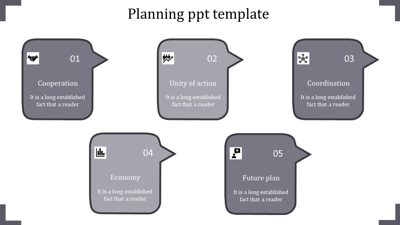 Free - Creative PowerPoint Planning Template Slide Designs